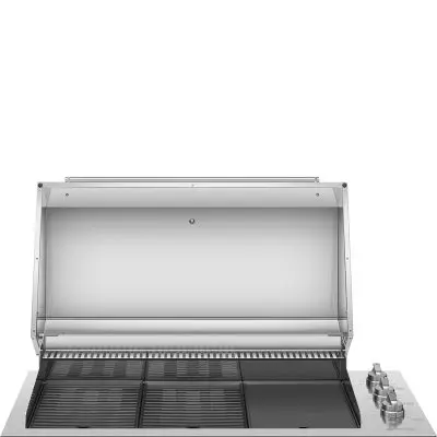 SMEG zunanji žar BBQE12X, inox
