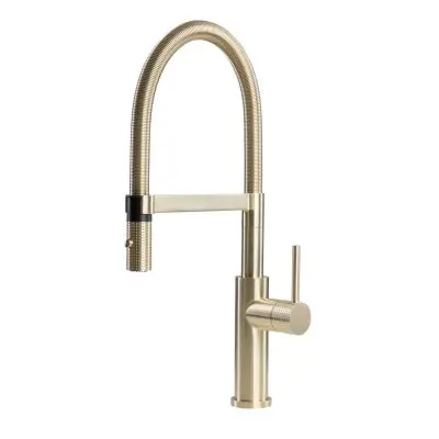 LUISINA kuhinjska armatura RC317DO097, inox massiv - PVD zlata