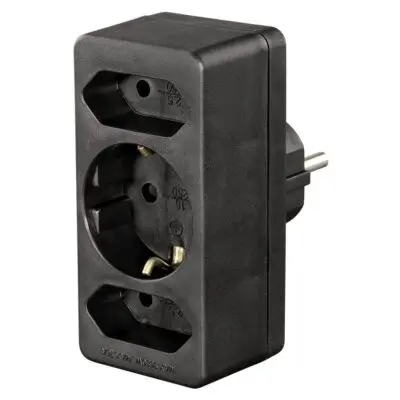 HAMA adapter z 3 vtičnicami, 223216