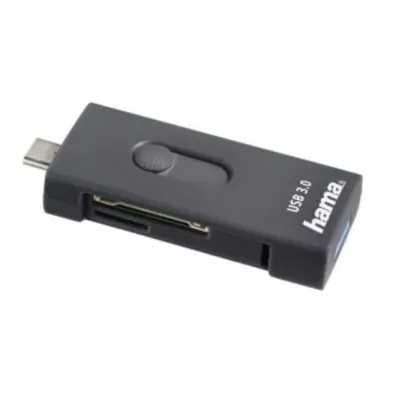 HAMA čitalec kartic USB type-C, 124145