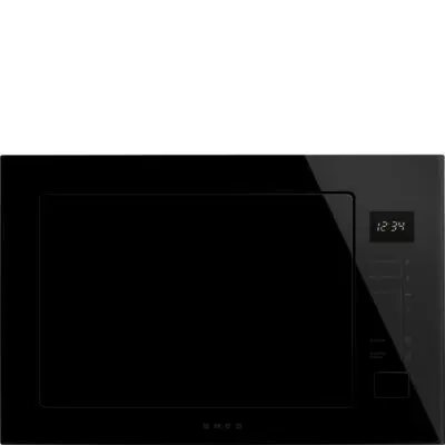 SMEG vgradna mikrovalovka FMI225BI, črna