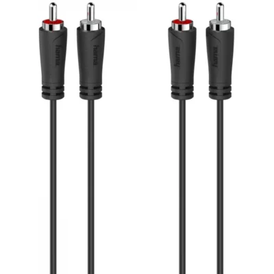 HAMA avdio kabel, 2 RCA vtiča - 2 RCA vtiča, 3m, 205258